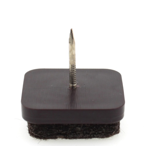 25mm Felt Backed Nail In Wooden Table & Chair Leg Pads Glides